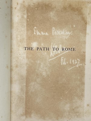 Lot 8 - (ALS archive) Emma Pescatore, Benjamin Vallotton and Albert Froidevaux