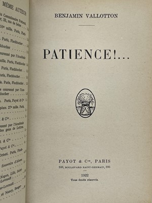 Lot 8 - (ALS archive) Emma Pescatore, Benjamin Vallotton and Albert Froidevaux