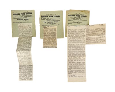Lot 8 - (ALS archive) Emma Pescatore, Benjamin Vallotton and Albert Froidevaux