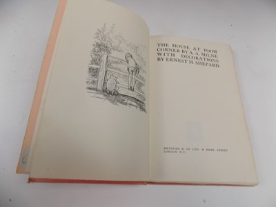 Lot 1212 - A. A. MILNE "The House at Pooh Corner." 1st...