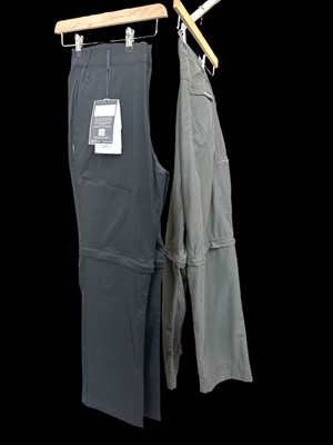 Lot 166 - Two pairs of Craghoppers Kiwi pro convertible trousers.