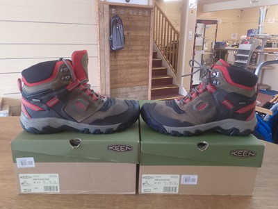 Lot 92 - Two Pairs of Men's Keen Ridge Flex Walking Boots