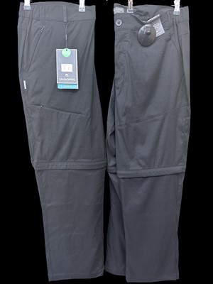 Lot 163 - Two pairs of Craghoppers Kiwi pro convertible trousers.