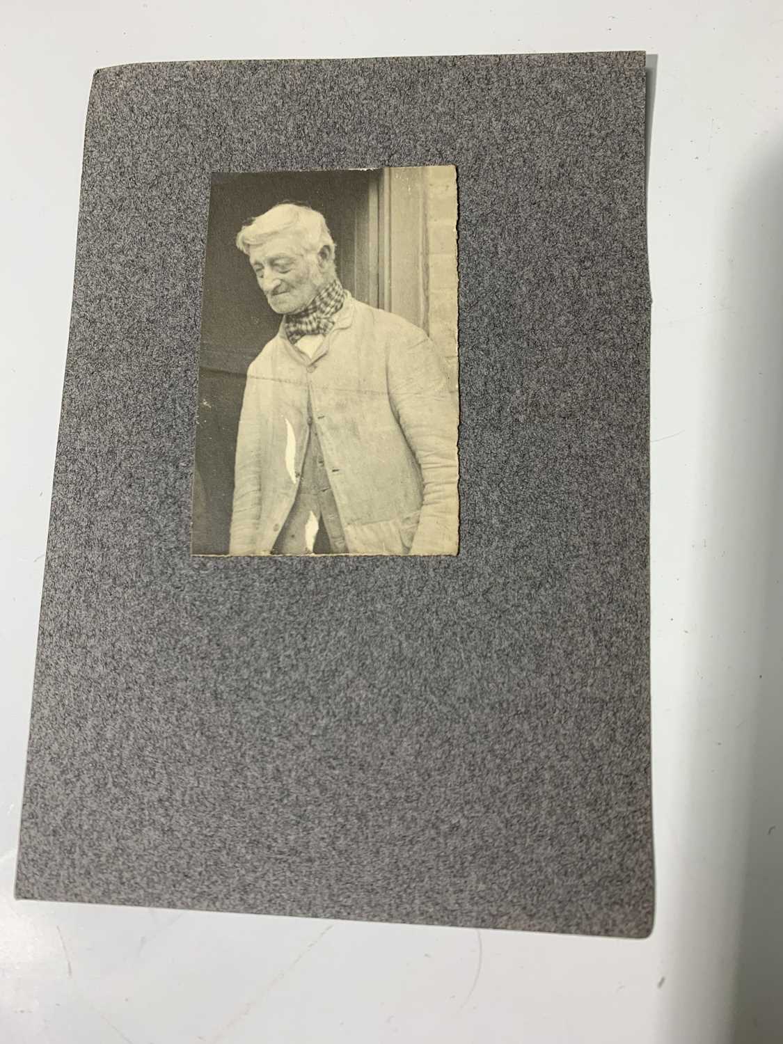 Lot 1216 - THOMAS HARDY ALS in form of double sided card,...