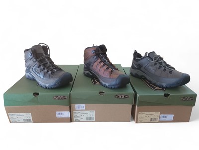 Lot 97 - Three Pairs of Men's Keen Targhee III Walking Boots