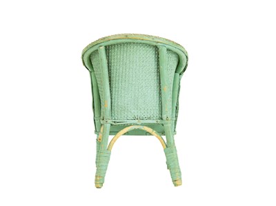 Lot 32 - A trademan's sample chair in the Lloyd Loom style.