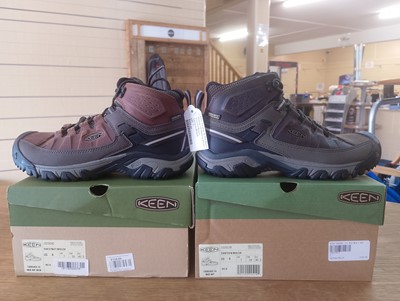 Lot 99 - Two Pairs of Men's Keen Targhee III Mid WP Walking Boots