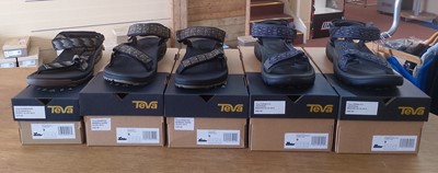 Lot Five Pairs of Teva Walking Sandals