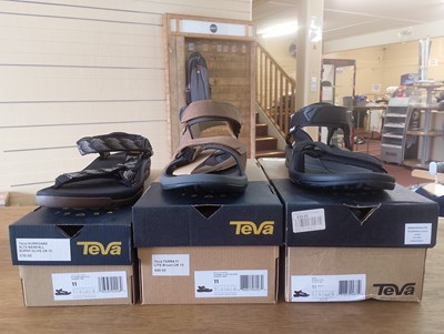 Lot 116 - Three Pairs of Teva Sandals