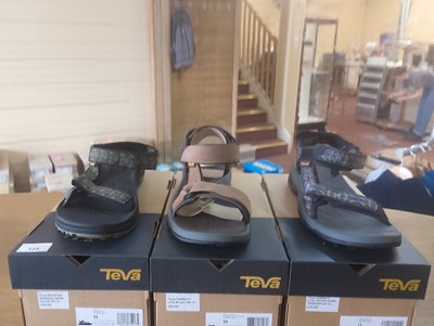 Lot 123 - Three Pairs of Teva Sandals