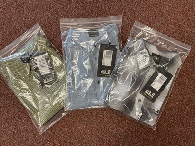 Lot 197 - Three Jack Wolfskin Shirts