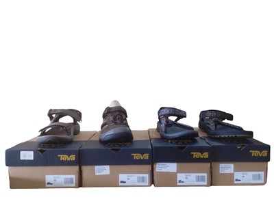 Lot 119 - Four Pairs of Men's Teva Walking Sandals