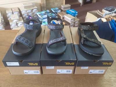 Lot 121 - Three Pairs of Men's Teva Walking Sandals
