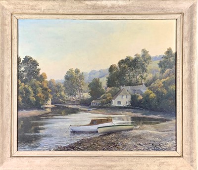 Lot 126 - Denys LAW (1907-1981) A Quiet Cornish Creek...