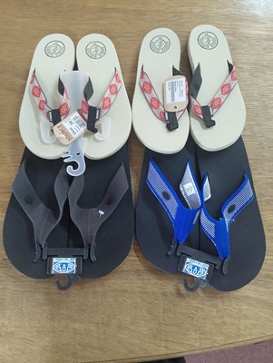 Lot 132A - Animal and Djibouti Flip Flops