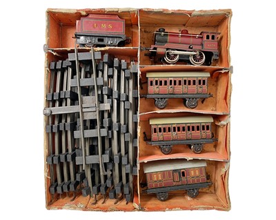Lot 407 - A Bing Trains boxed railway set.