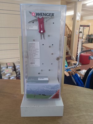 Lot 196 - A Wenger Perspex Display Case