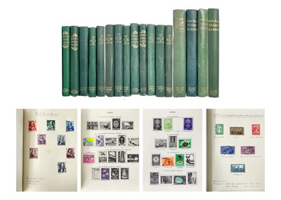 Lot 214 - A large collection of GB QEII and World stamps in 17 albums.