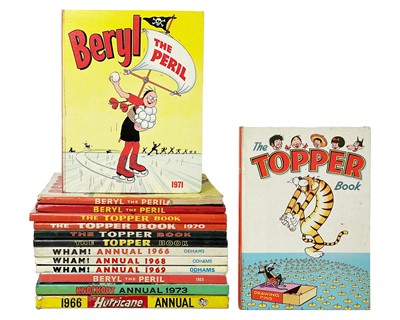 Lot 450 - The Topper, Wham!, Beryl the Peril, Knockout and Hurricane