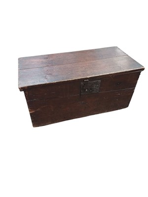 Lot 917 - A late Georgian pine small chest.