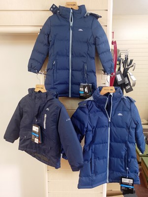 Lot 345 - Three Children's Trespass Jackets