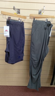 Lot 350 - Mountain Equipment - Two Pairs of Hiking Trousers and Two Pairs of Hiking Shorts