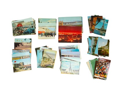 Lot 253 - A collection of vintage Chinese postcards.