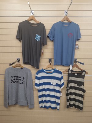Lot 359 - Four Reef T-Shirts and an O-Neill Jumper