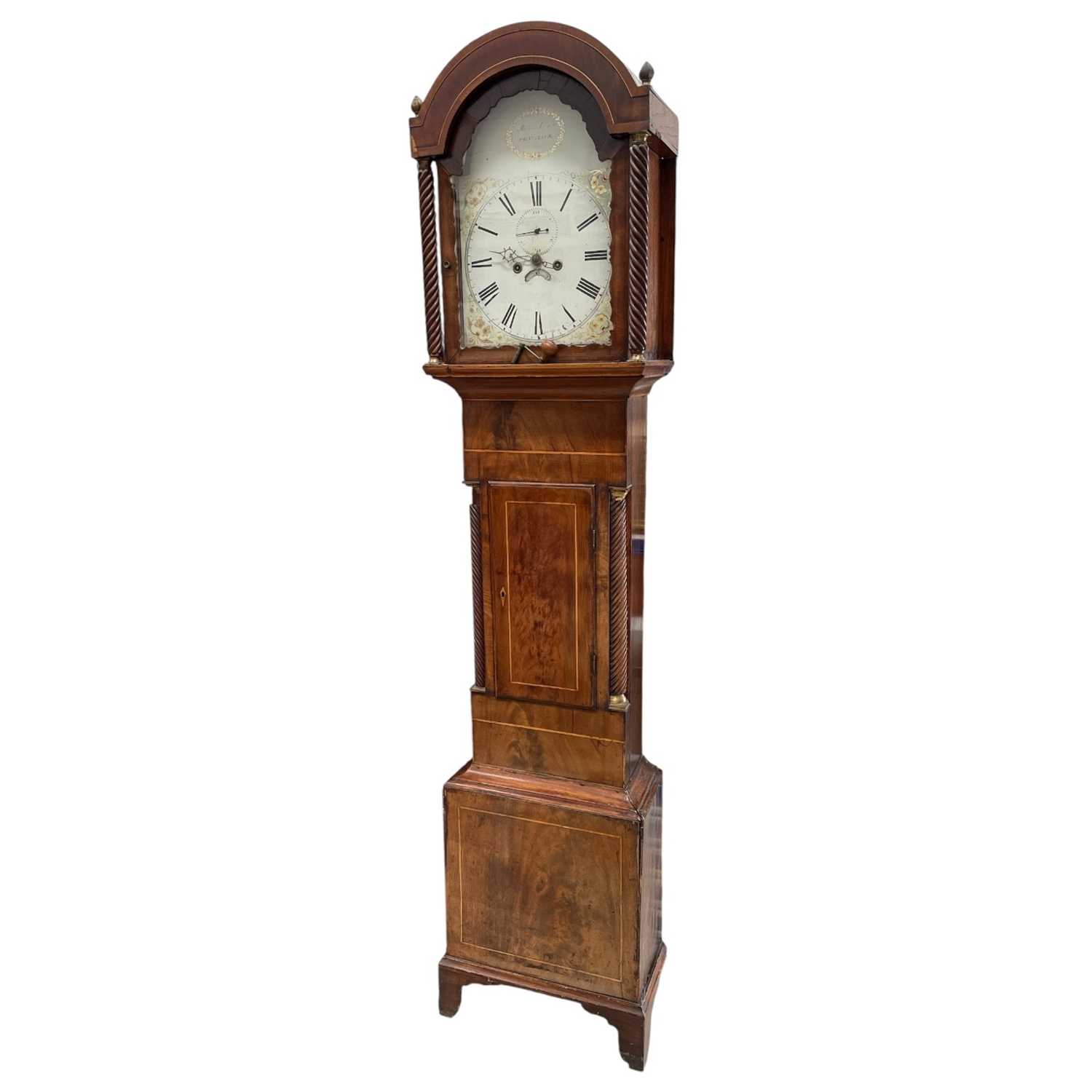 Lot 3 - An Antique Longcase Grandfather Clock,