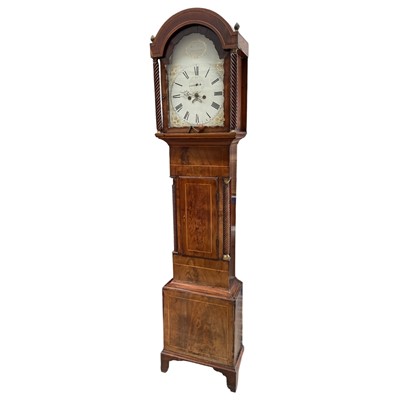 Lot 3 - An Antique Longcase Grandfather Clock,...