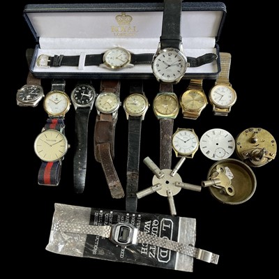 Lot 73 - A selection of watches, including a Royal...
