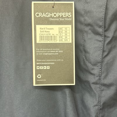 Lot 310 - Two pairs of women's Craghoppers trousers.