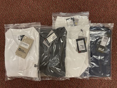 Lot 412 - Five Jack Wolfskin Men’s Polo & T-Shirts