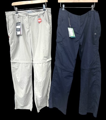 Lot 311 - Two pairs of women's Craghoppers trousers.