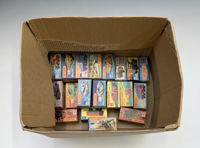 Lot 521 - Matchbox cars: A collection of 28 boxed mainly...