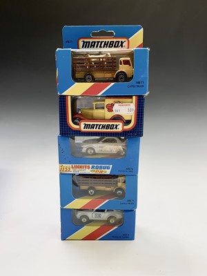 Lot 522 - Matchbox cars: A good selection of 42 boxed...