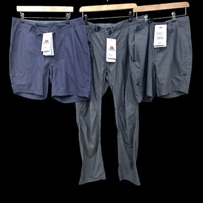 Lot 584 - A pair of Mountain Equipment Approach pants and two pairs of shorts