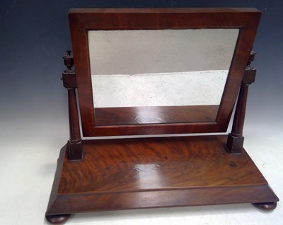 Lot 61 - A Mahogany Dressing Mirror. The piece is 45cm...