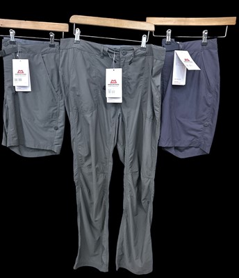 Lot 583 - A pair of Mountain Equipment Approach pants and two pairs of shorts