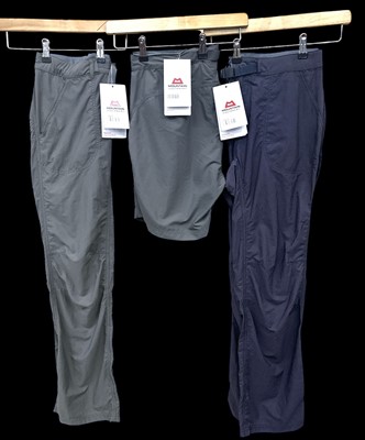 Lot 582 - Two pairs of Mountain Equipment Approach pants and a pair of shorts