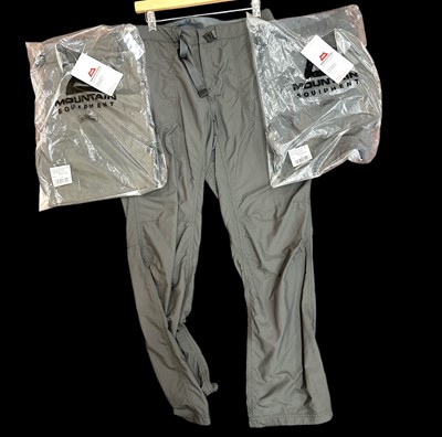 Lot 581 - A pair of Mountain Equipment Approach pants and two pairs of shorts