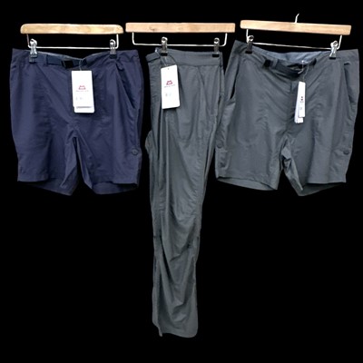 Lot 580 - A pair of Mountain Equipment Approach pants and two pairs of shorts