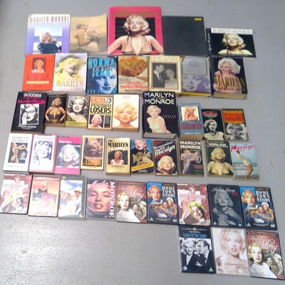 Lot 57 - A Large Collection of Marilyn Monroe, Books,...