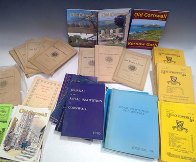 Lot 57 - 'Old Cornwall' and 'Journal of the Royal...