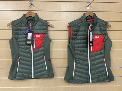 Lot 544 - Two Jack Wolfskin Women's Routeburn Vests.