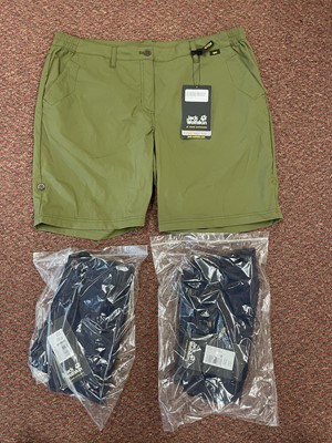 Lot 555 - Three pairs of Jack Wolfskin Desert Shorts.