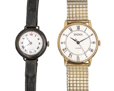 Lot 226 - LONGINES - A 1930's silver lug cased lady's manual wind wristwatch.