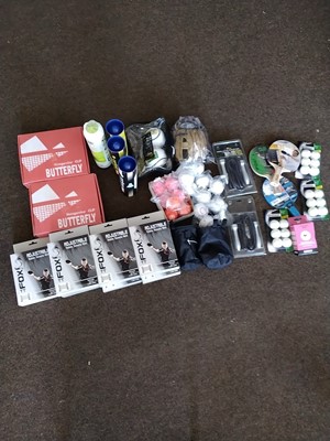 Lot 508 - Ball games accessories