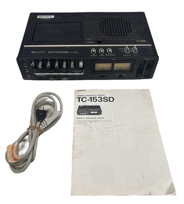Lot 33 - A Sony TC-153SD Stereo Cassette-Corder, with...