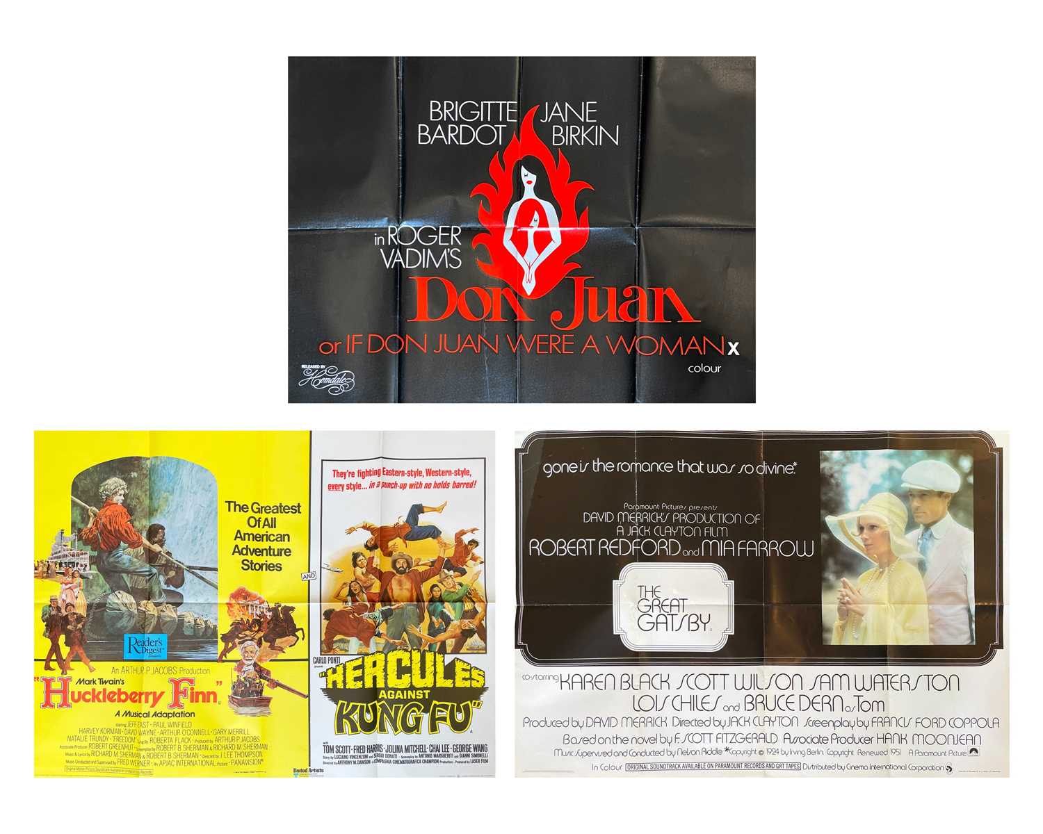 Lot 62 - Three British Quad Posters